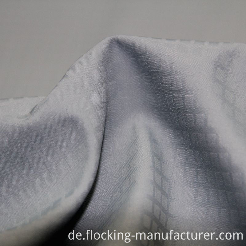 Polyester Jacquard Fabric Compound with Knitting Fabric for Fashion Windcoat